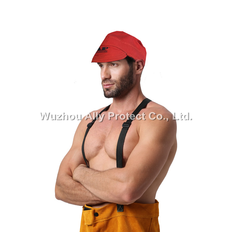 AP-6631 Red Flame Retardant Welding Cap